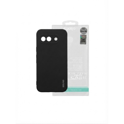 Picture of For Google Pixel 9A Eouro Premium Soft Silicone Case | Slim Shockproof Protective Back Cover | Anti-Scratch Matte Finish - Black 