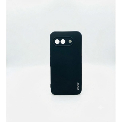 Picture of For Google Pixel 9A Eouro Premium Soft Silicone Case | Slim Shockproof Protective Back Cover | Anti-Scratch Matte Finish - Black 