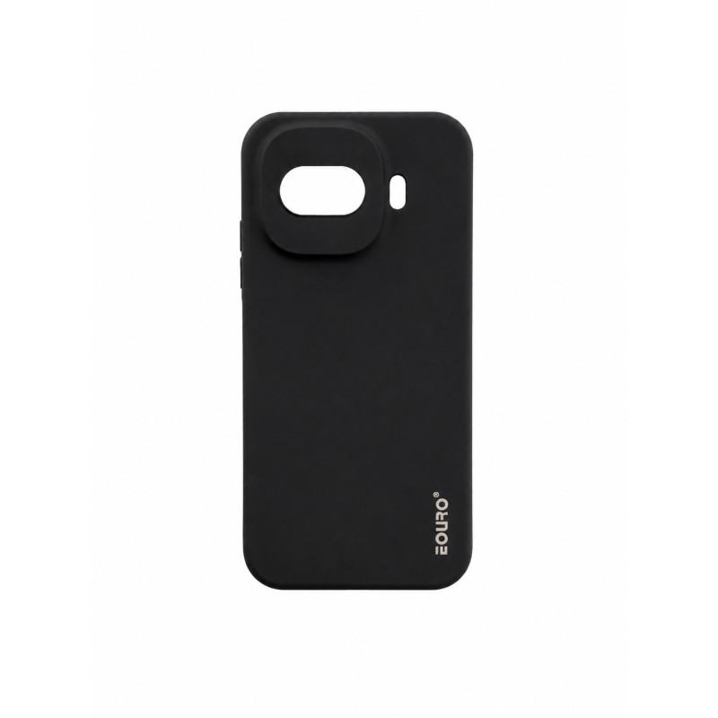 Picture of iQOO Z11 Turbo Eouro Premium Soft Silicone Case | Slim Shockproof Protective Back Cover | Anti-Scratch Matte Finish - Black 