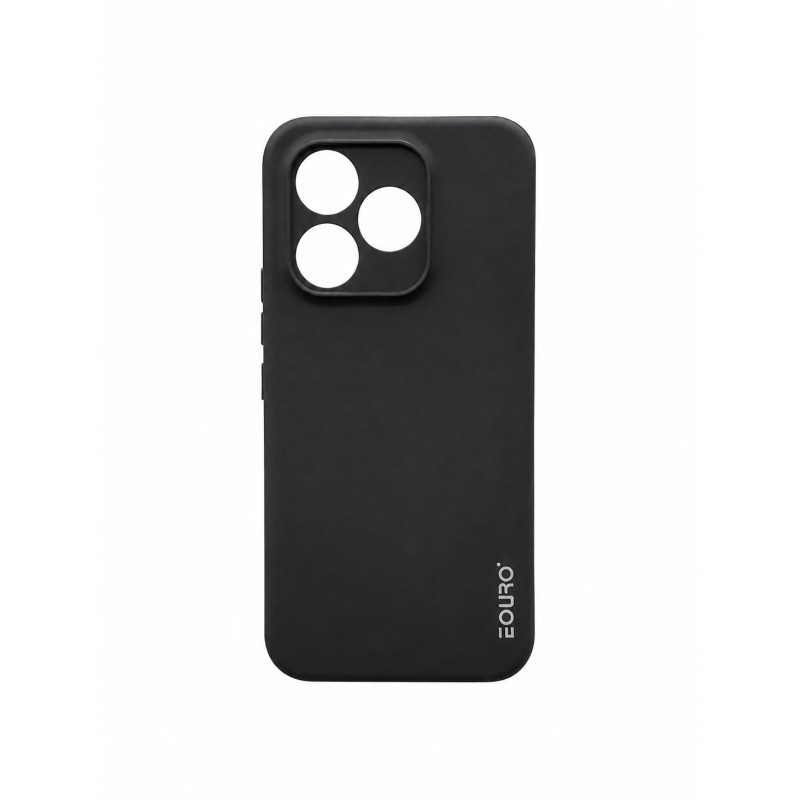 Picture of For Honor 600 Lite Eouro Premium Soft Silicone Case | Slim Shockproof Protective Back Cover | Anti-Scratch Matte Finish - Black 