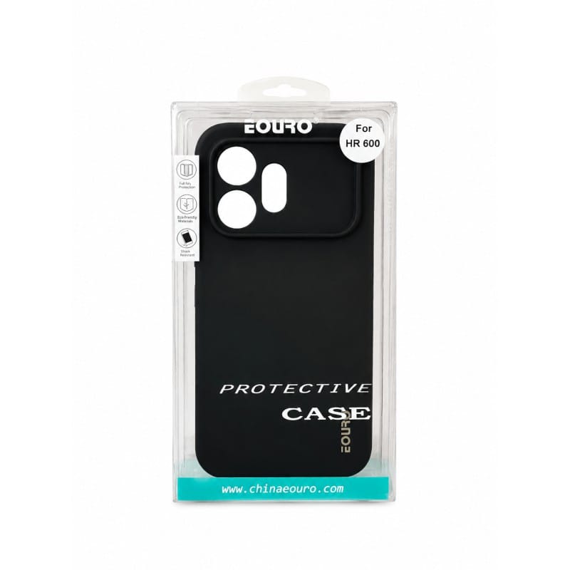 Picture of For Honor 600 Eouro Premium Soft Silicone Case | Slim Shockproof Protective Back Cover | Anti-Scratch Matte Finish - Black 