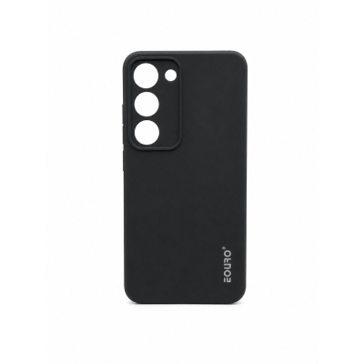 Picture of For Samsung Galaxy S23 Eouro Premium Soft Silicone Case | Slim Shockproof Protective Back Cover | Anti-Scratch Matte Finish - Black 