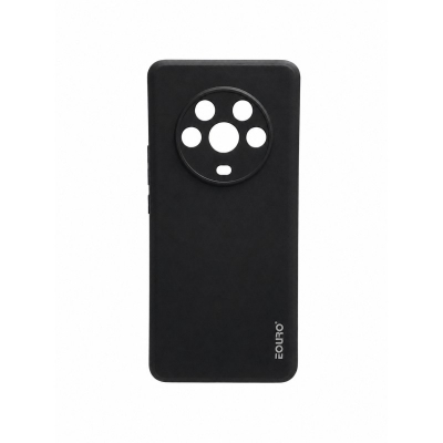 Picture of Honor Magic 4 Eouro Premium Soft Silicone Case | Slim Shockproof Protective Back Cover | Anti-Scratch Matte Finish - Black 