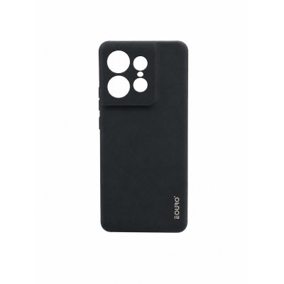 Picture of For Motorola Edge 50 Pro Eouro Premium Soft Silicone Case | Slim Shockproof Protective Back Cover | Anti-Scratch Matte Finish - Black 