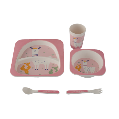 Picture of Children Bamboo Dinner Set- Assorted