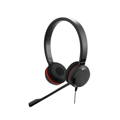 Picture of Jabra Evolve 30 II MS Stereo Wired Black Professional Headphone (USB-C/A & 3.5mm Connectivity)