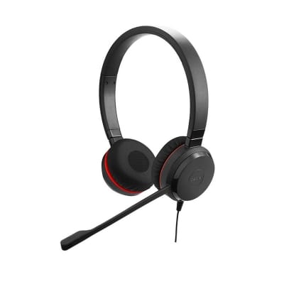 Picture of Jabra Evolve 20SE Stereo USB-A & USB-C Black Headphone