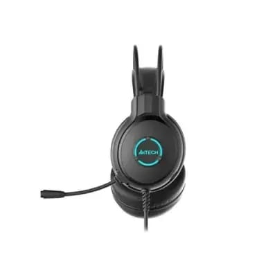Picture of A4TECH FH300U Fstyler Neon Backlit Stereo USB Headphone - Black