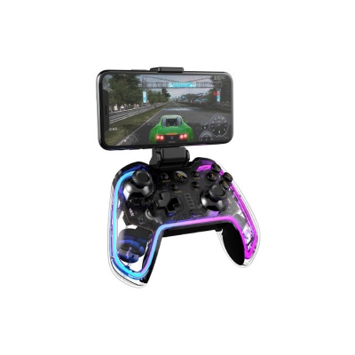 Picture of HAVIT G158BT pro TRANSPARENT RGB BLUETOOTH VIBRATION GAME PAD