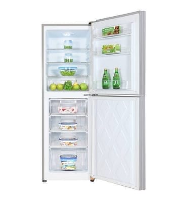 Buy VISION Glass Door Refrigerator RE-330 Liter Red Flower Bottom Mount at Best Price In Bangladesh