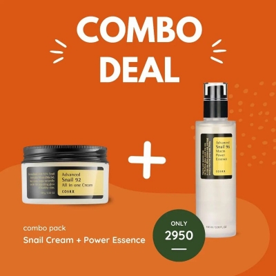 Picture of COSRX Advanced Snail 96 Mucin Power Essence and 92 All in One Cream combo - Multicolor