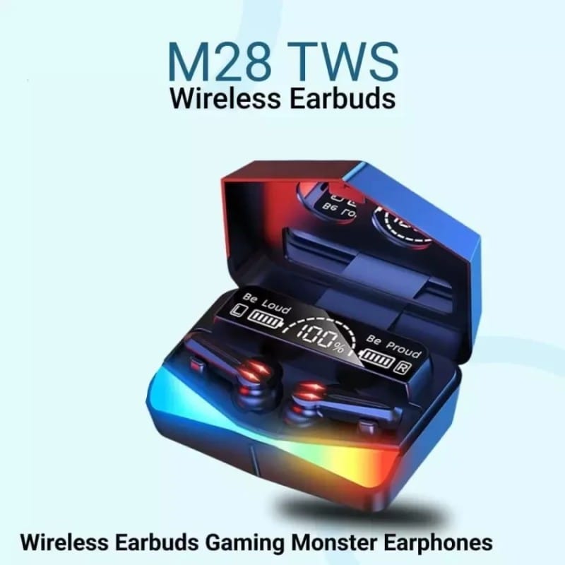 Picture of M28 TWS Wireless Gaming Earbuds-Black