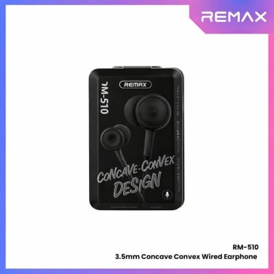 Picture of REMAX RM-510 HIGH PERFORMANCE EARPHONES-Black
