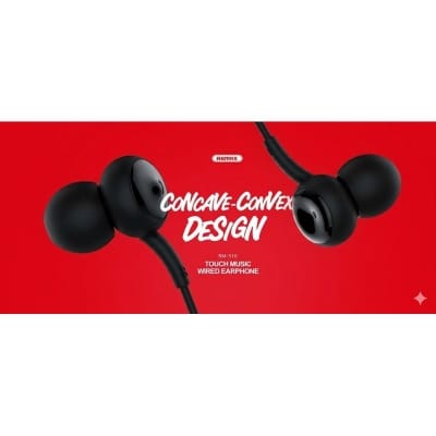 Picture of REMAX RM-510 HIGH PERFORMANCE EARPHONES-Black