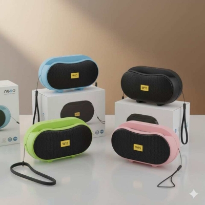 Picture of W15 Portable bluetooth Super bass Speaker and 800mh Batrrery (Premium Quality-Original Product)