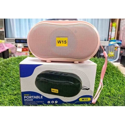 Picture of W15 Portable bluetooth Super bass Speaker and 800mh Batrrery (Premium Quality-Original Product)