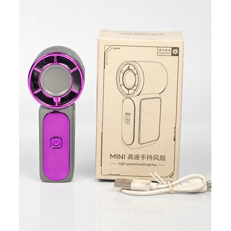 Picture of X688 Mini Handheld Fan, Portable USB Rechargeable Pocket Cooling Fan(Multi-Color)-Multicolor