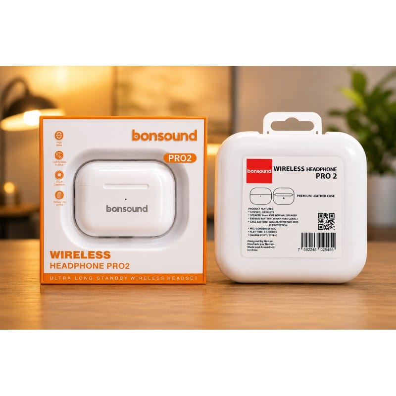 Picture of Bonsound Wireless Headphone PRO2-White