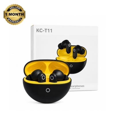 Picture of KC T11 True Wirelees TWS (Premium Sound & Deep Bass, Ultimate Comfort, Easy Lightweight, Long Music Play Time)