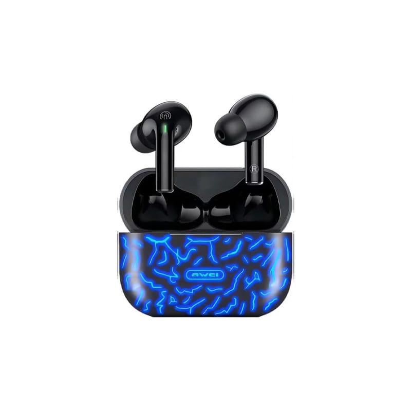 Picture of Awei T29 Pro Bluetooth Gaming Earbud with Lighting Case (Premium Quality)-Black