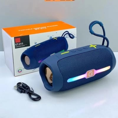 Picture of ET-213 Portable Bluetooth Speaker with RGB Light, Long Playtime, High Sound and Deep smoth Bass
