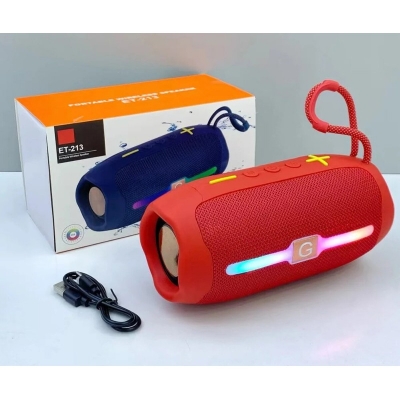Picture of ET-213 Portable Bluetooth Speaker with RGB Light, Long Playtime, High Sound and Deep smoth Bass