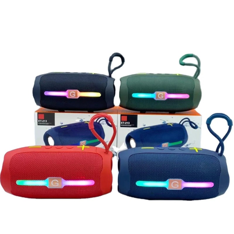 Picture of ET-213 Portable Bluetooth Speaker with RGB Light, Long Playtime, High Sound and Deep smoth Bass