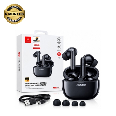 Picture of XUNDD X55 True Wireless Stereo Premium Earbuds with HiFi Sound & Deep Bass-Original Authentic Product (6 Month Brand Warranty)-Black