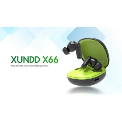 Picture of XUNDD X66 Premium True Wireless Stereo Earphones (6 Month Brand Warranty)-Black
