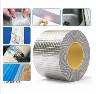 Picture of Waterproof Tape High Temperature Resistance Aluminum Foil Thicken Butyl Tape Wall Pool Roof Crack Duct Repair Sealed Self Tape-Multicolor