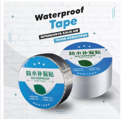 Picture of Waterproof Tape High Temperature Resistance Aluminum Foil Thicken Butyl Tape Wall Pool Roof Crack Duct Repair Sealed Self Tape-Multicolor
