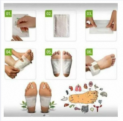 Picture of Shop Pro KINOKI Detox Foot Pad 10 Pads Pack-Multicolor