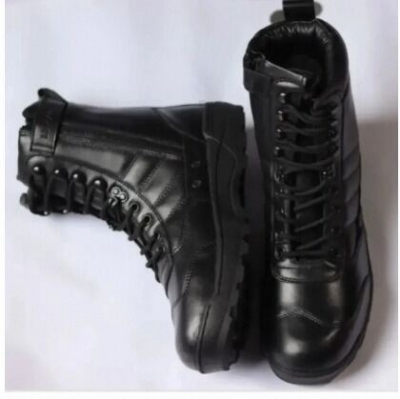 Picture of Biker boots for men over safety (pulice original leather boots)/ traveling boot/ hard working boot/ police boot-Black