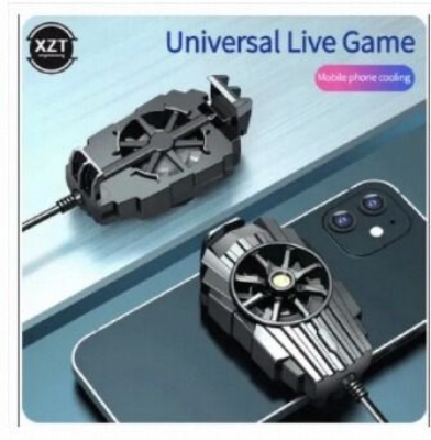 Picture of Universal Phone Cooler, Portable Mobile Phone Radiator, USB Phone Cooling Fan ,Mobile Phone Cooler Accessories-Black