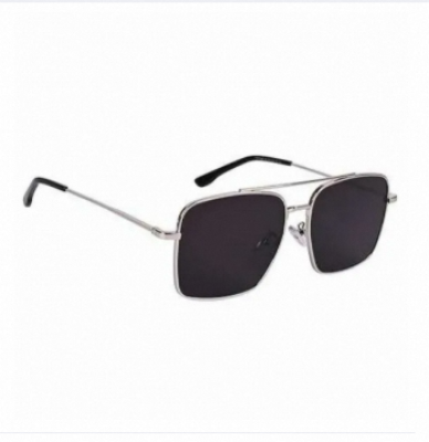Picture of Smart Sunglass For Men High Quality Matel Body Silver Frame and Black Glass-Black