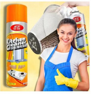 Picture of Kitchen cleaner Foam Spray 500ml for conforrt and Easy Cleaning Orange-MULTICOLOUR
