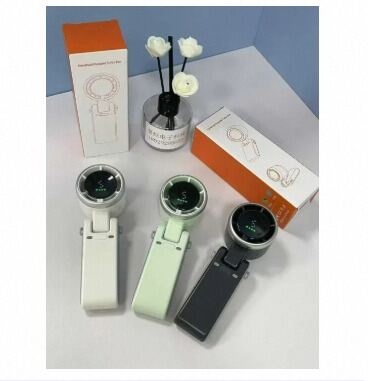 Picture of Turbo Fan HandheldRechargeable Fan Portable Mini Hand Fan USB Rechargeable Foldable Hanging Neck Fan 2000mAh USB Mini Portable Small Turbo Fan-Multicolor