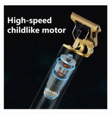 Picture of Vintage T9 trimmer Hair Cutting Machine Hair Trimmer for men Recharge Professional Cordless Hair Trimmer-Gold