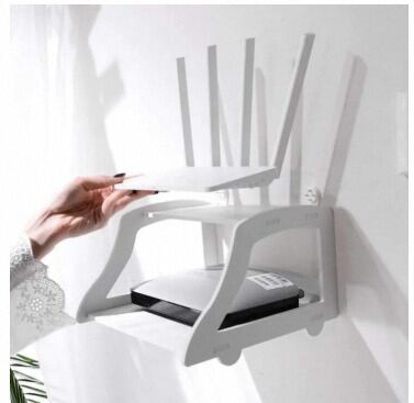 Picture of New High Quality PVC Tarpaulin Double Layer Wall Mounted Shelf Stand for Wifi Modem Router-Multicolor