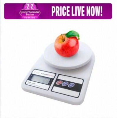 Picture of First Deal Best Quality Digital Scale 10kg 1g Household Weight Scales Platform Electronic Balance Kitchen scale Baking Measure Food Cooking Tools-Multicolor