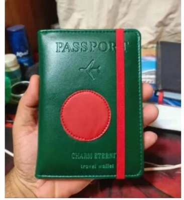 Picture of Sonar Bangla Passport Cover & Card Holder For Men/ Women - Passport Cover-Multicolor
