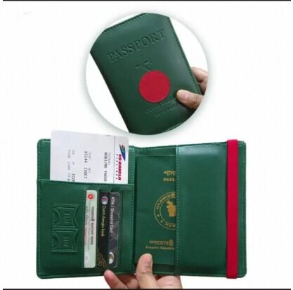 Picture of Sonar Bangla Passport Cover & Card Holder For Men/ Women - Passport Cover-Multicolor