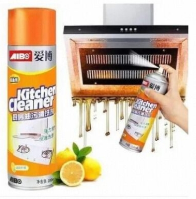 Picture of Kitchen cleaner Foam Spray 500ml for conforrt and Easy Cleaning Orange-Multicolour