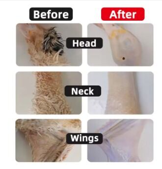 Picture of Electric Poultry Pulling Machine | Portable Feather Plucker for Chicken, Duck & Quail | Dual Motor Hair Removal Tool with Waterproof Design Feather Remover Poultry Plucker-250 gm