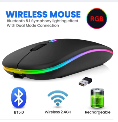 Picture of Rechargeable Optical Wireless Mouse-Black