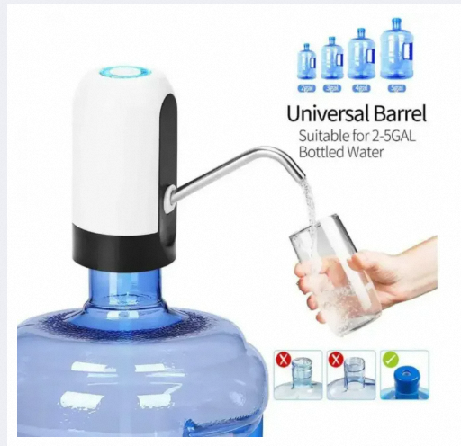 Picture of Automatic Water Dispenser with USB Charging – Electric Drinking Water Pump for Bottled Water-Multicolor