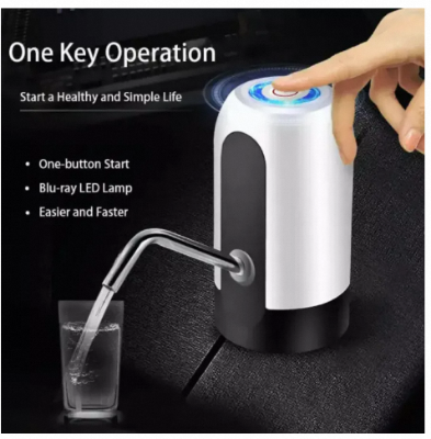 Picture of Automatic Water Dispenser with USB Charging – Electric Drinking Water Pump for Bottled Water-Multicolor