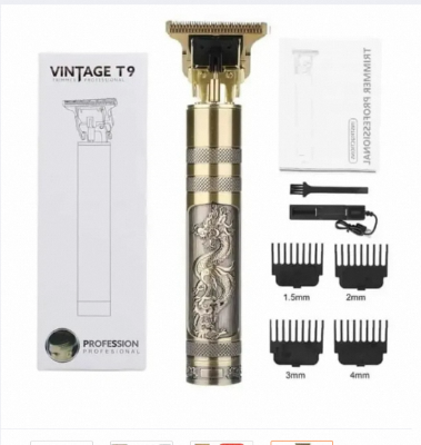 Picture of Vintage T9 Hair Cutting Machine Hair Trimmer Electric Hair Clippers Shaver Beard Trimmer Men Hair Cutting T Style Machine Rechargeable Hair Trimmer