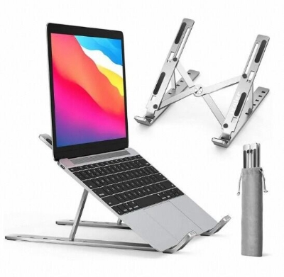Picture of Aluminum Alloy Foldable Laptop Stand-Silver