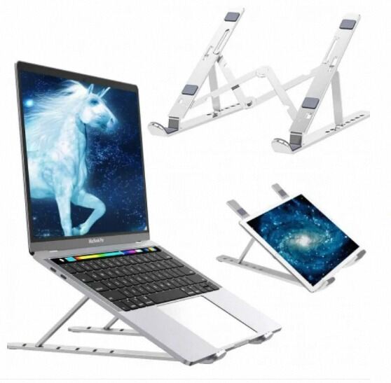 Picture of Aluminum Alloy Foldable Laptop Stand-Silver